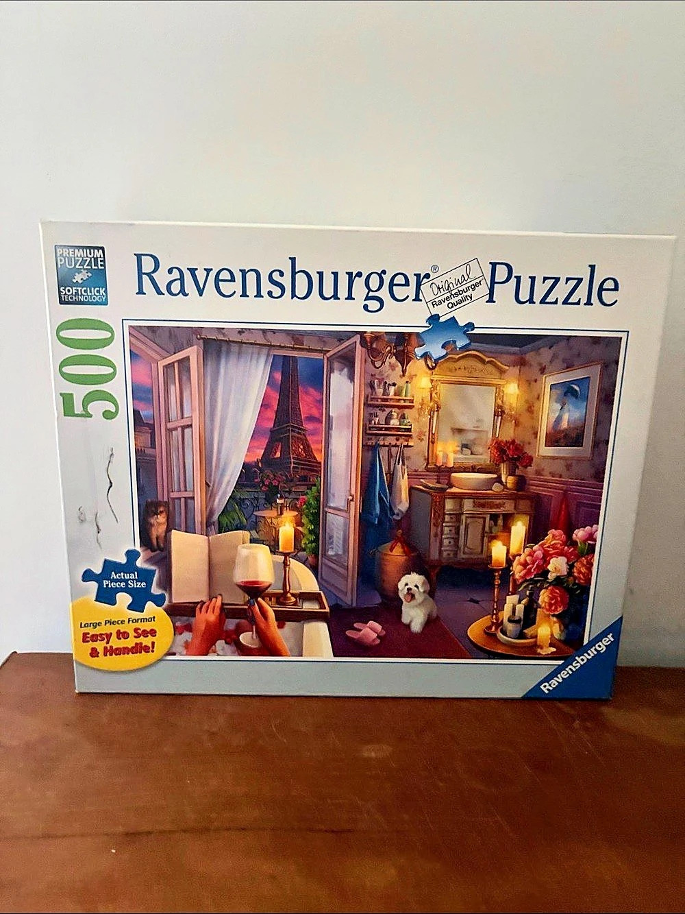 Ravensburger Cozy Bathroom 500-Piece Puzzle Multicolor large size